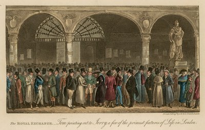 La Bourse Royale : Tom montrant à Jerry quelques-unes des meilleures caractéristiques de la vie à Londres - Isaac, Robert and George Cruikshank